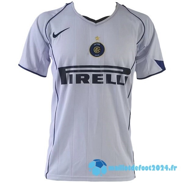 Nouveau Exterieur Maillot Inter Milán Retro 2004 2005 Blanc