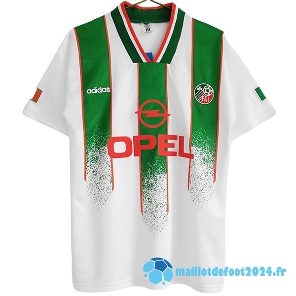 Nouveau Exterieur Maillot Irlande Retro 1994 Blanc