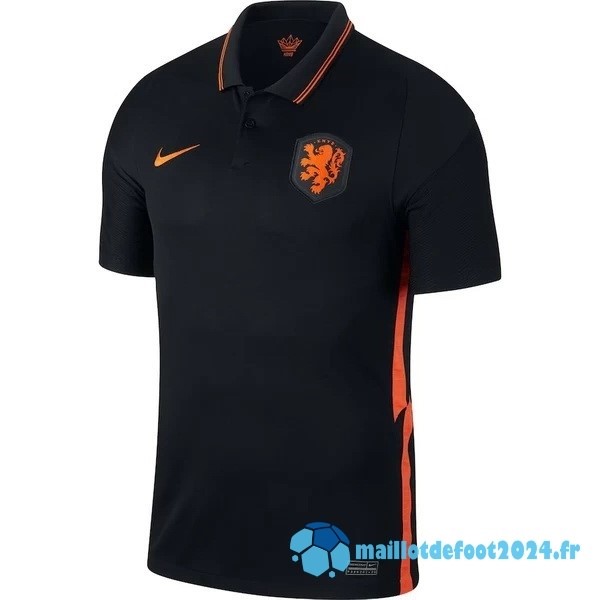 Nouveau Exterieur Maillot Pays Bas Retro 2021 Noir