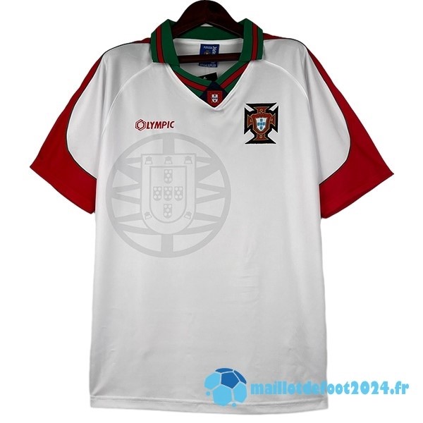 Nouveau Exterieur Maillot Portugal Retro 1996 Blanc