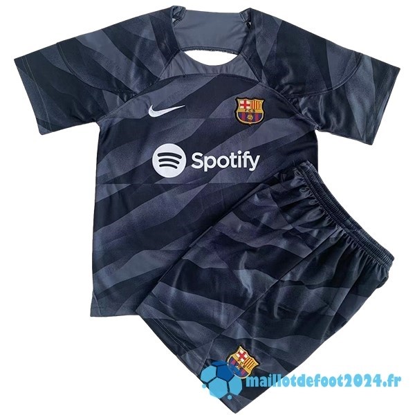 Nouveau Gardien Conjunto De Homme Barcelona 2023 2024 Noir