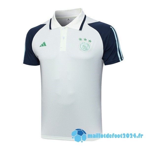 Nouveau Polo Ajax 2023 2024 Blanc Bleu