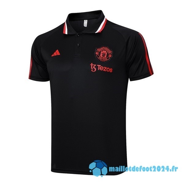 Nouveau Polo Manchester United 2023 2024 Noir Rouge