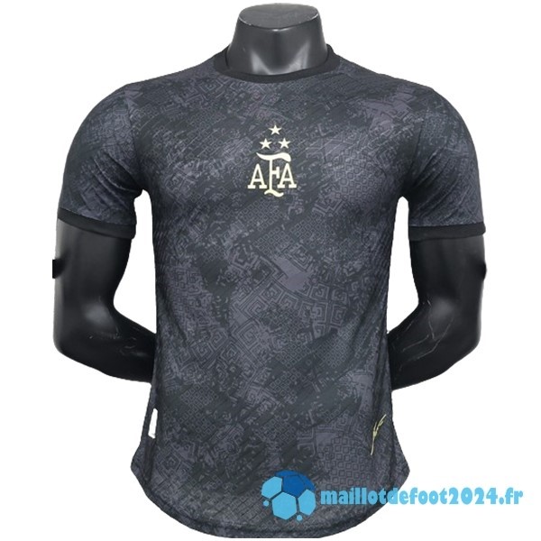 Nouveau Spécial Joueurs Maillot Argentine 2024 Noir