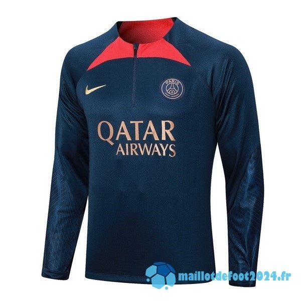 Nouveau Sudadera Entrainement Paris Saint Germain 2023 2024 Bleu Marine I Rouge