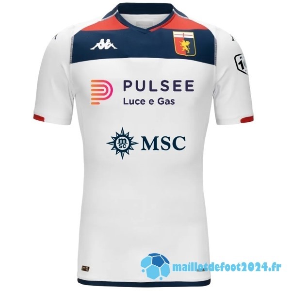 Nouveau Thailande Exterieur Maillot Genoa 2023 2024 Blanc