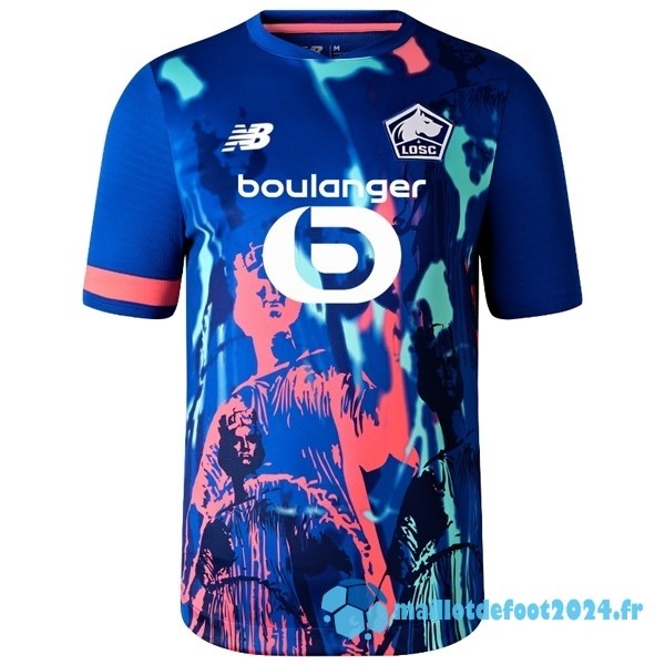 Nouveau Thailande Fourth Maillot Lille 2023 2024 Bleu