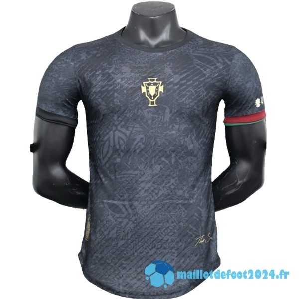 Nouveau Thailande Spécial Joueurs Maillot Portugal 2023 Noir