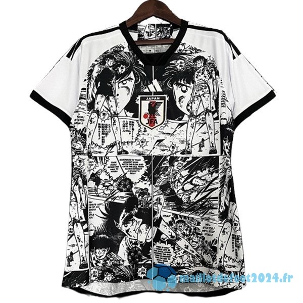 Nouveau Thailande Spécial Maillot Japon 2023 Noir Blanc