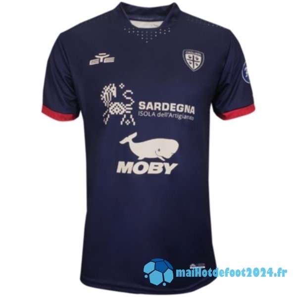 Nouveau Thailande Third Maillot Cagliari Calcio 2023 2024 Bleu