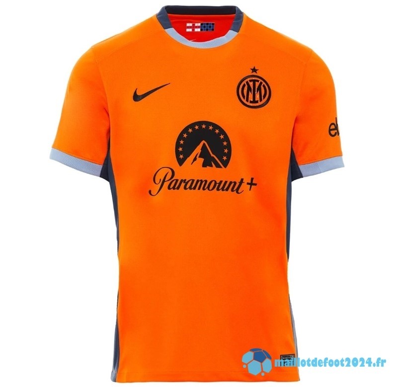 Nouveau Thailande Third Maillot Inter Milán 2023 2024 Orange