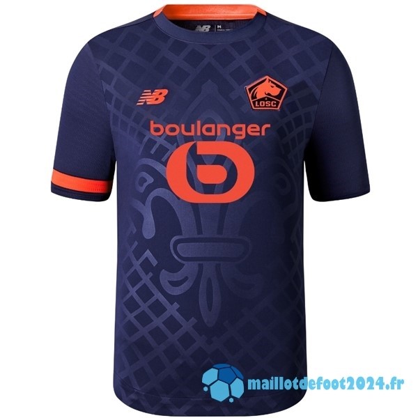 Nouveau Thailande Third Maillot Lille 2023 2024 Bleu