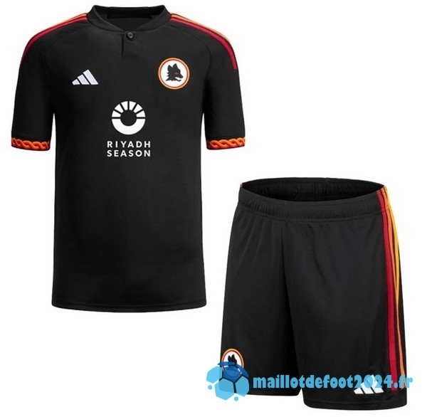 Nouveau Third Conjunto De Homme As Roma 2023 2024 Noir