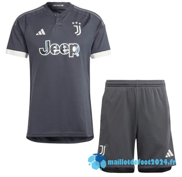 Nouveau Third Conjunto De Homme Juventus 2023 2024 Blanc Noir