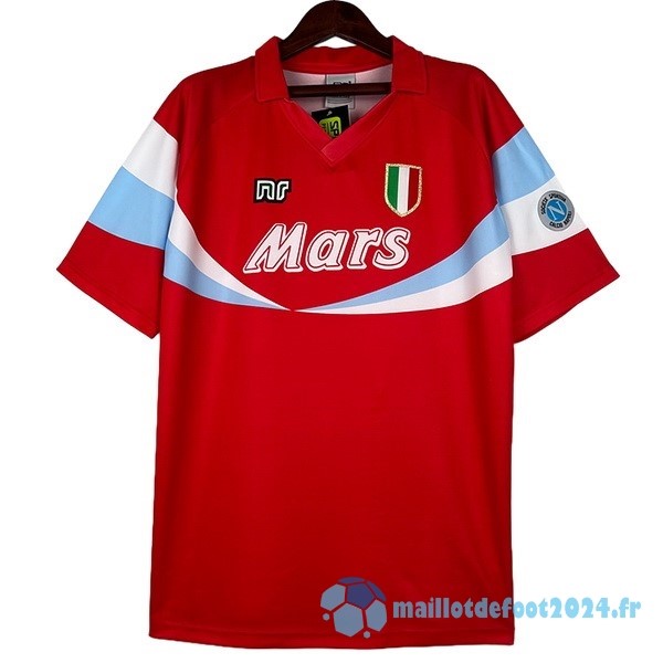 Nouveau Third Maillot Napoli Retro 1990 1991 Rouge