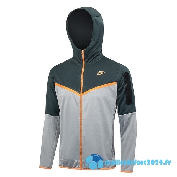 Nouveau Veste Con Capucha Nike 2023 Vert Gris