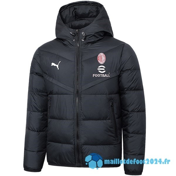 Nouveau Veste De Algodón AC Milan 2023 2024 Noir