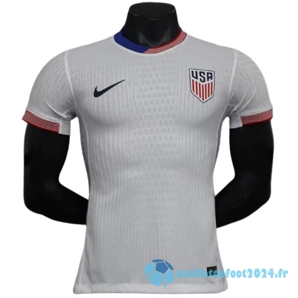 Nouveau Domicile Joueurs Maillot États Unis 2024 Blanc