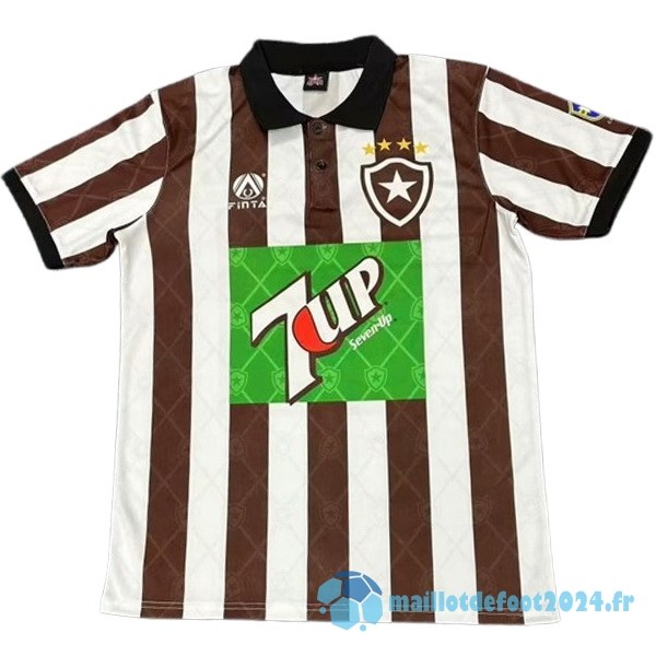 Nouveau Domicile Maillot Botafogo Retro 1995 Noir Blanc