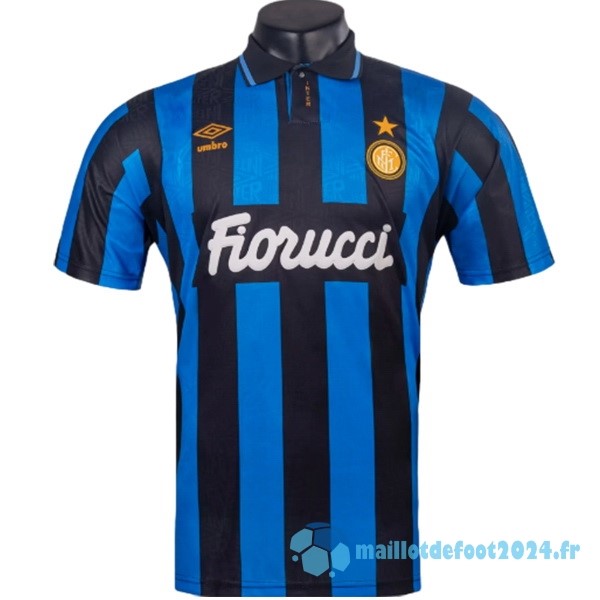 Nouveau Domicile Maillot Inter Milán Retro 1992 1993 Bleu