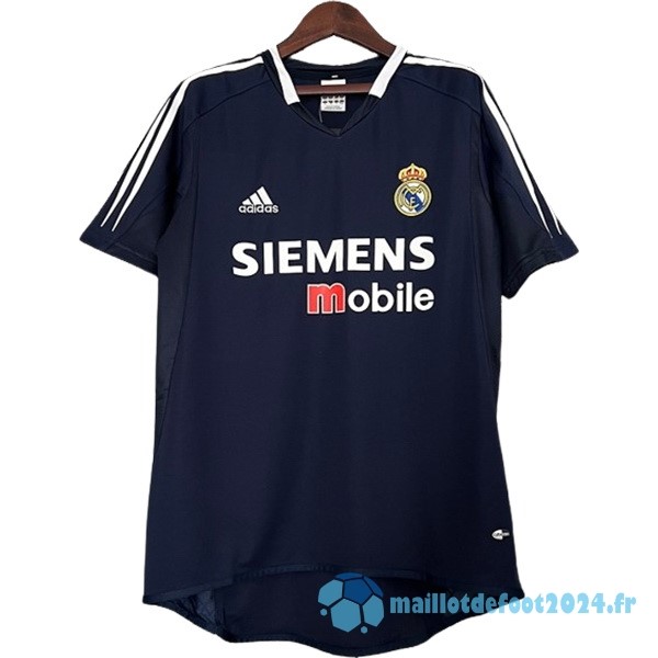 Nouveau Exterieur Maillot Real Madrid Retro 2004 2005 Bleu