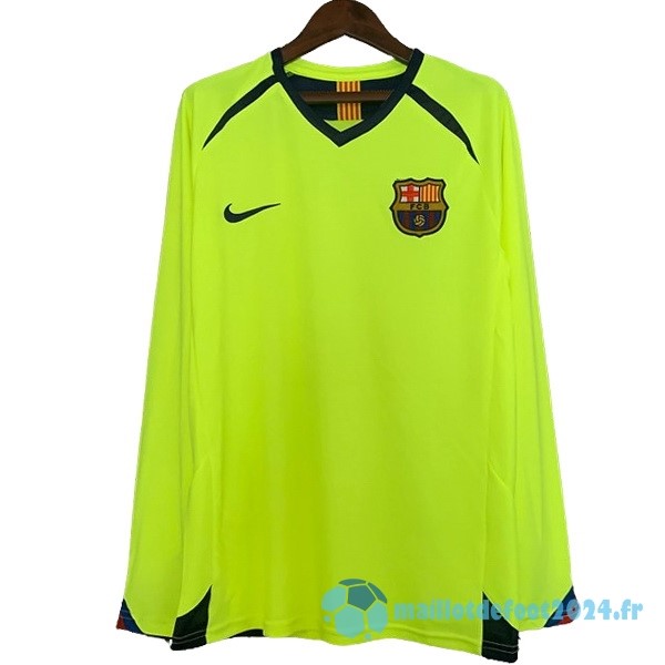 Nouveau Exterieur Manches Longues Barcelona Retro 2005 2006 Jaune