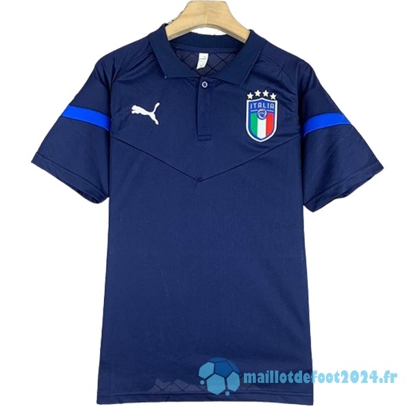 Nouveau Polo Italie 2024 Bleu Marine