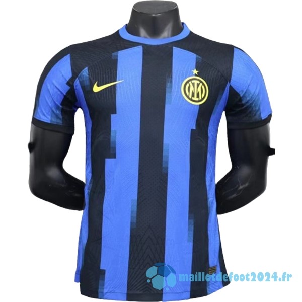 Nouveau Thailande Domicile Joueurs Maillot Inter Milán 2023 2024 Bleu Noir