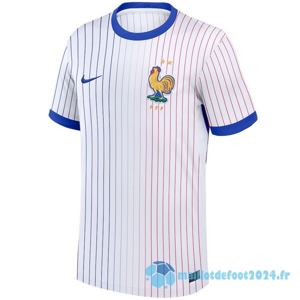 Nouveau Thailande Exterieur Maillot France 2024 Blanc