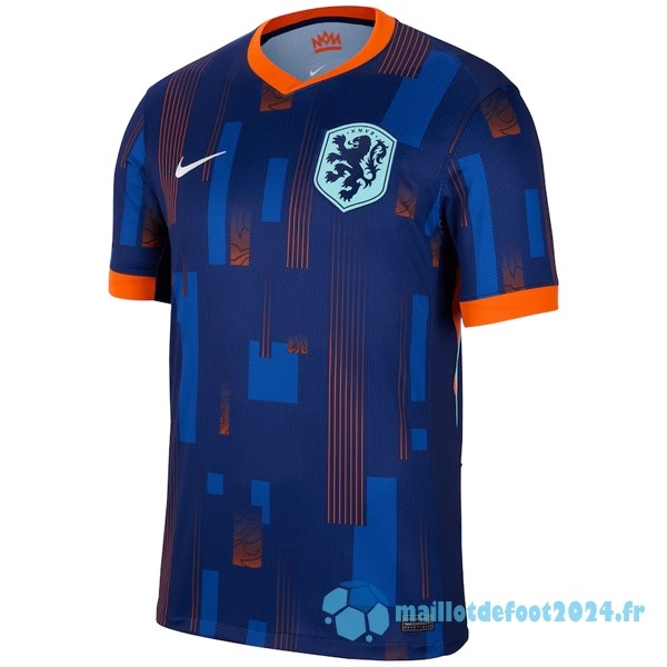 Nouveau Thailande Exterieur Maillot Pays Bas 2024 Bleu