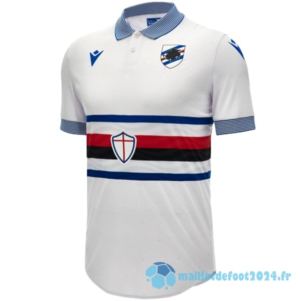 Nouveau Thailande Exterieur Maillot Sampdoria 2023 2024 Blanc