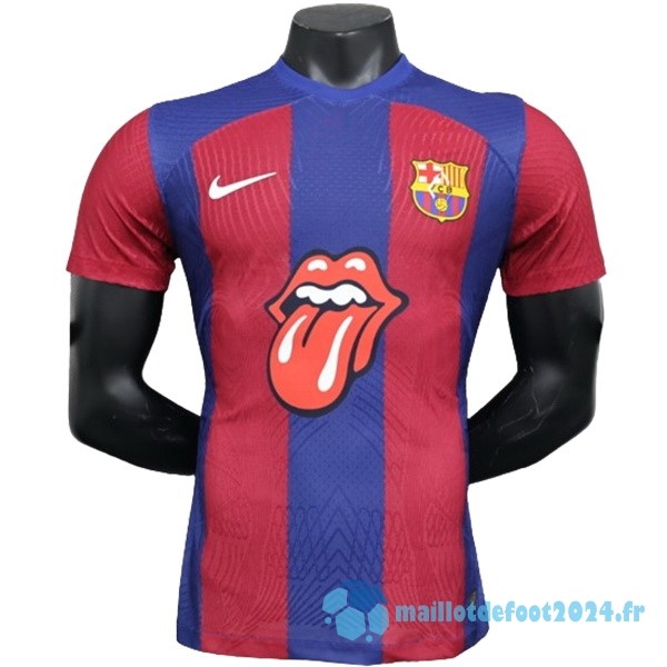 Nouveau Thailande Joueurs Spécial Maillot Barcelona 2023 2024 Rouge Bleu