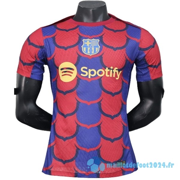 Nouveau Thailande Joueurs Spécial Maillot Barcelona 2024 2025 Rouge Bleu