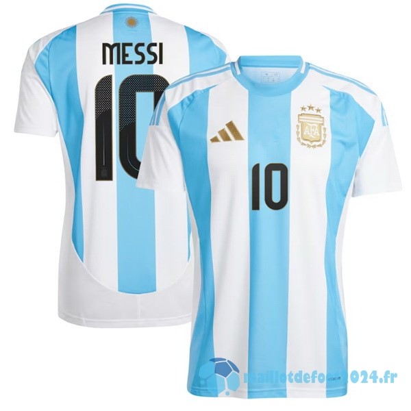 Nouveau Thailande NO.10 Messi Domicile Maillot Argentine 2024 Bleu