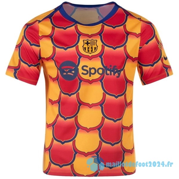 Nouveau Thailande Pré-match Maillot Barcelona 2024 2025 Orange