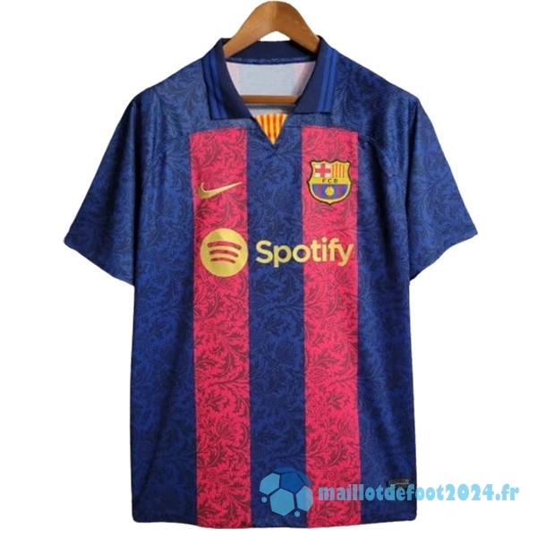 Nouveau Thailande Spécial Maillot Barcelona 2023 2024 Bleu III Rouge