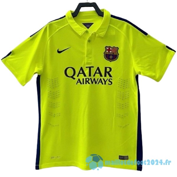 Nouveau Third Maillot Barcelona Retro 2014 2015 Vert