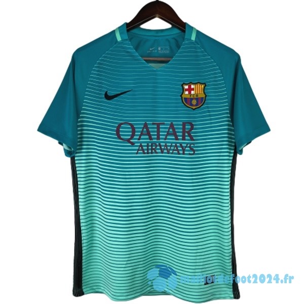 Nouveau Third Maillot Barcelona Retro 2016 2017 Vert