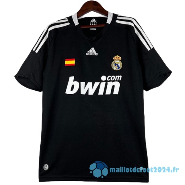 Nouveau Third Maillot Real Madrid Retro 2008 2009 Noir