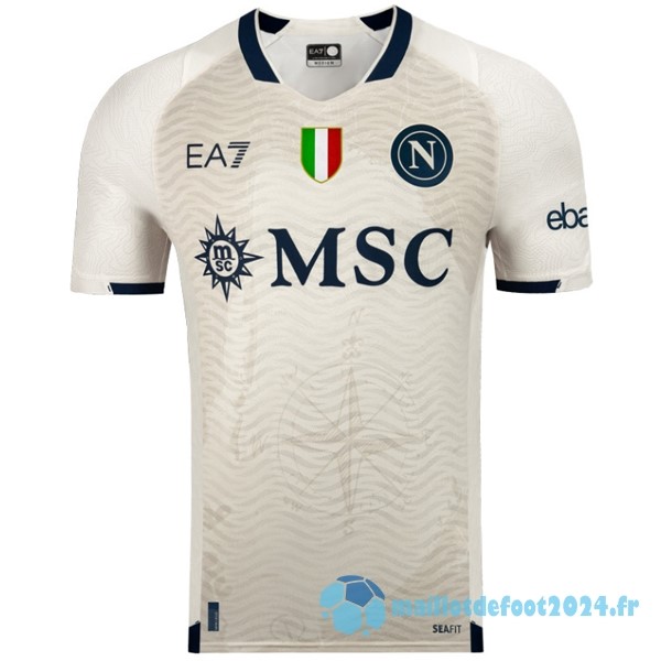 Nouveau Thailande Spécial Maillot Napoli 2023 2024 Jaune