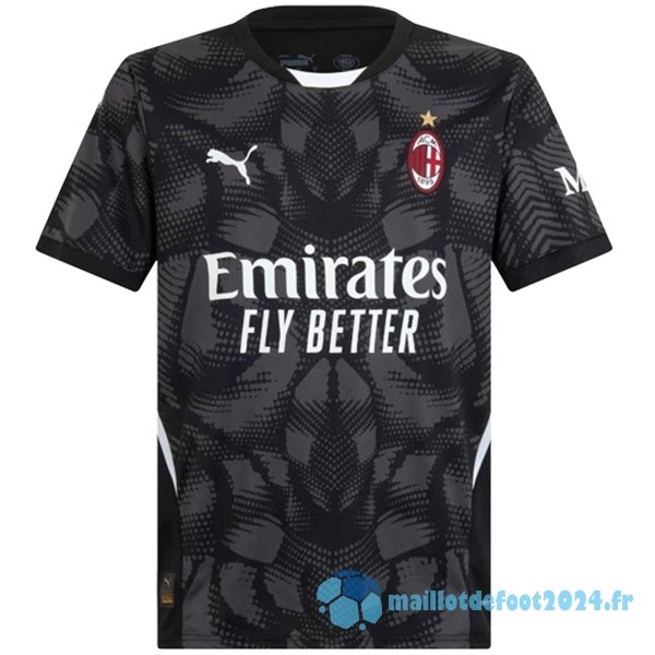 Nouveau Thailande Gardien Maillot AC Milan 2024 2025 Noir