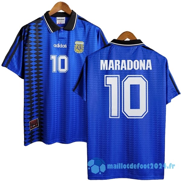 Nouveau Thailande NO.10 Maradona Exterieur Maillot Argentine Retro 1994