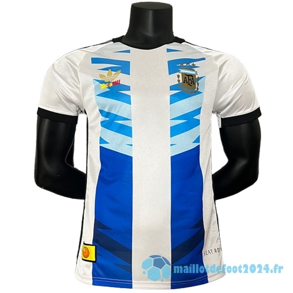 Nouveau Thailande Spécial Joueurs Maillot Argentine 2024 Blanc Bleu