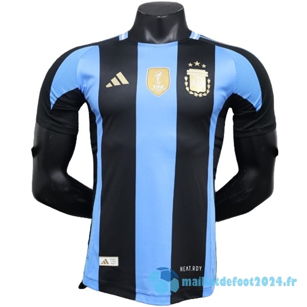 Nouveau Thailande Spécial Joueurs Maillot Argentine 2024 Bleu Noir