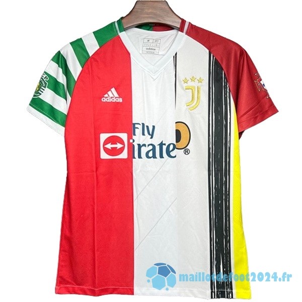 Nouveau Thailande Spécial Maillot Juventus 2024 2025 Rouge Blanc